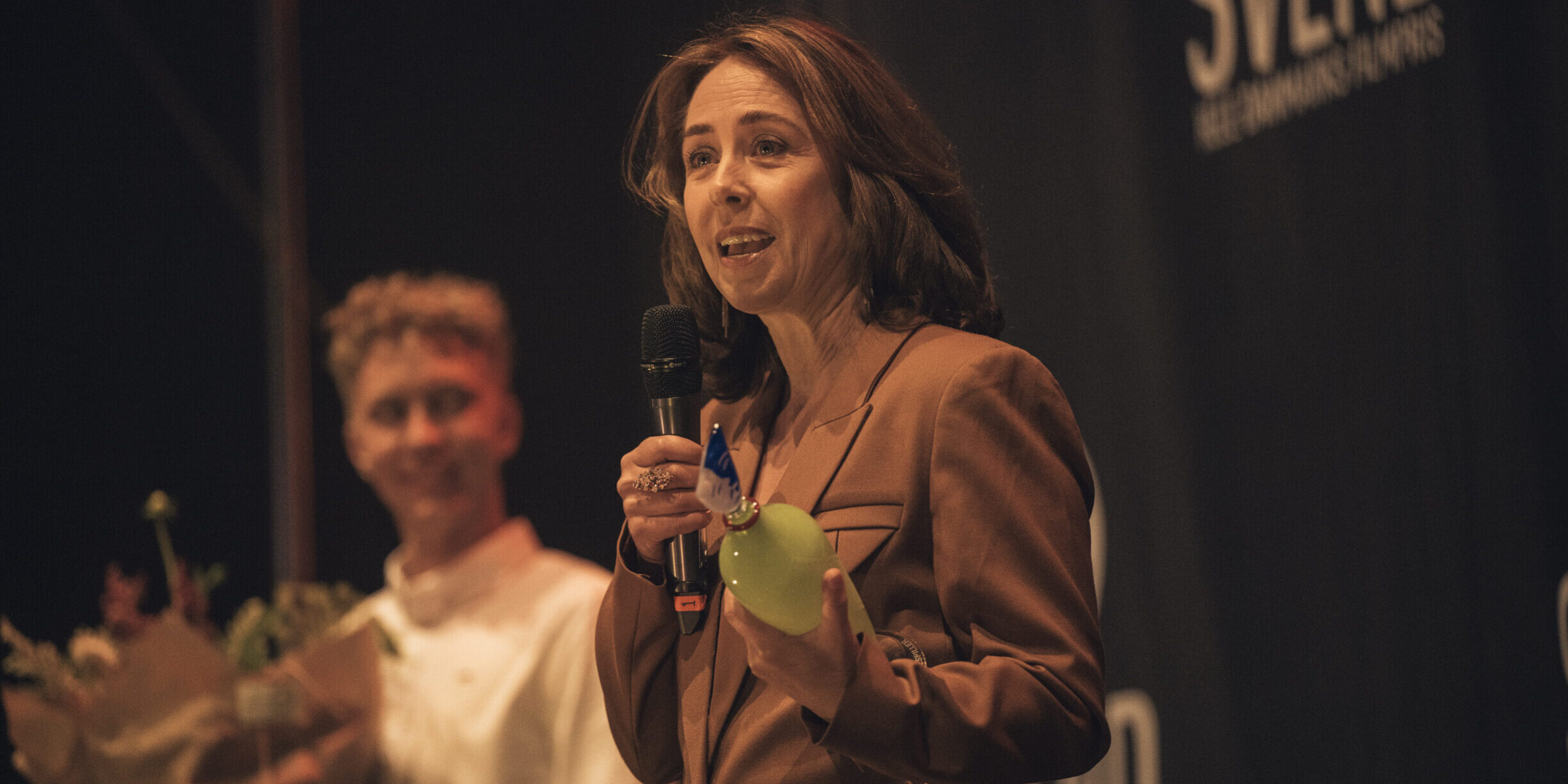 Sofie Gråbøl modtager SVEND-prisen 2022. Foto: Andreas Bastiansen Sofie Gråbøl modtager SVEND-prisen 2022. Foto: Andreas Bastiansen