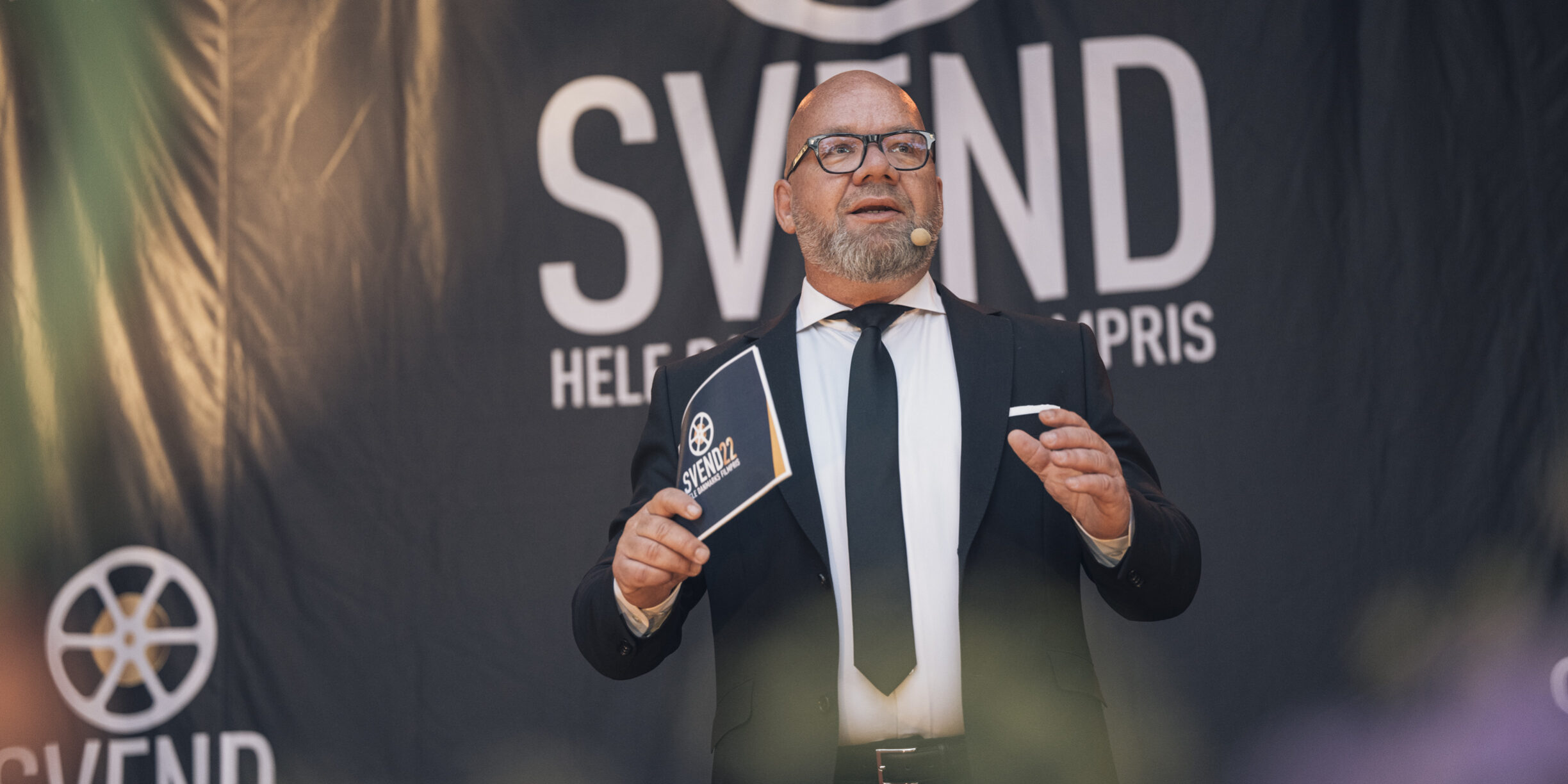 Lars Hjortshøj vært ved SVEND Prisfesten Lars Hjortshøj vært ved SVEND Prisfesten