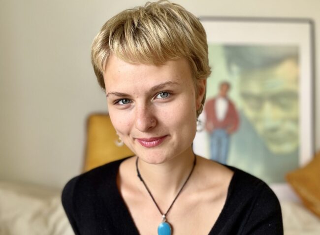 Anna van Deurs er klar med ny kortfilm om demens, der vises under SVEND Filmdage. Foto: privat