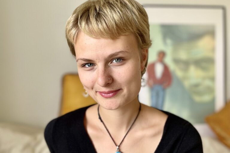 Anna van Deurs er klar med ny kortfilm om demens, der vises under SVEND Filmdage. Foto: privat