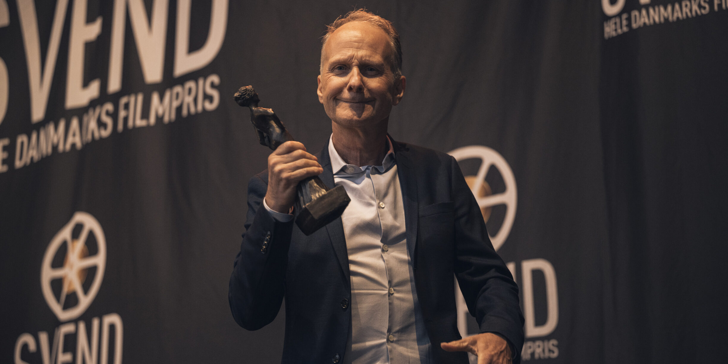 Asta pris og Niels Arden Oplev Niels Arden Oplev modtog Asta-prisen i 2022 for filmen "Rose". Foto: Andreas Bastiansen