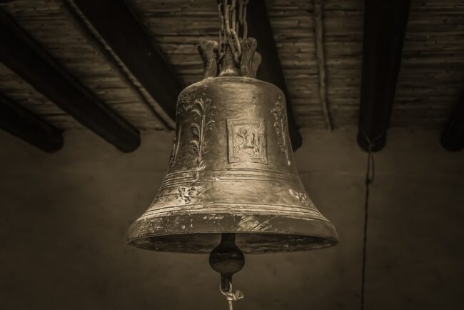 Kirkeklokker vil spille film musik under SVEND Filmdage. Foto: Pixabay